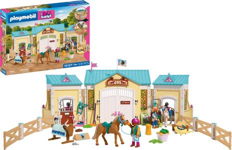 4008789721273-1 Grand Centre Equestre & 2 Chevaux Playmobil I Love Horses 72127_La Grande Récrée_1