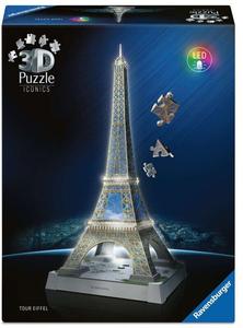 Puzzle 3D Iconics Tour Eiffel illuminée_La Grande Récrée_1