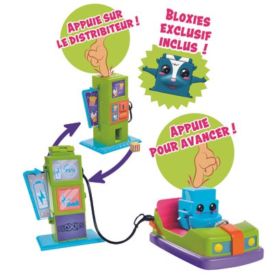 Bloxies voiture et pompe de recharge