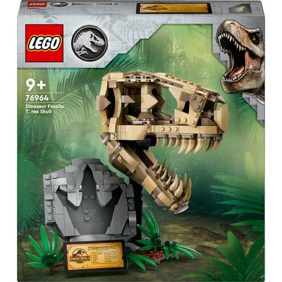 Les fossiles de dinosaures : le crâne du TRex Lego Jurassic World 76964