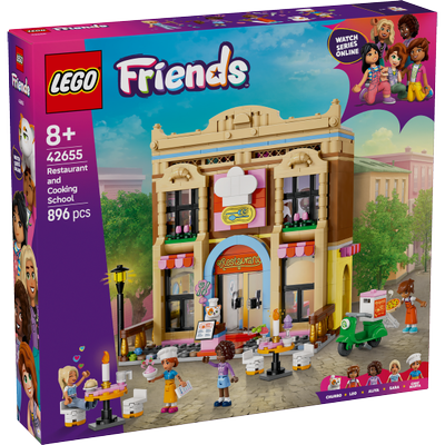 Le restaurant et l’école de cuisine LEGO Friends 42655