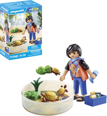 Famille de tortues dans un terrarium Playmobil My Life 71748_La Grande Récrée_1