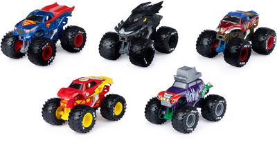 Pack Monster Jam - Justice League Contre Joker/5 Véhicules Die Cast 1.64_La Grande Récrée_1