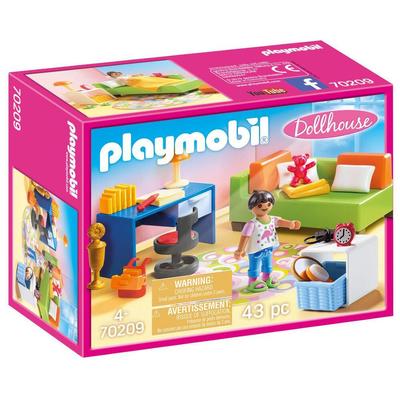 Chambre d'enfant avec canapé-lit Playmobil Dollhouse 70209_La Grande Récrée_1