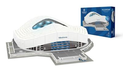PUZZLE STADE 3D ORANGE VÉLODROME OM LED_La Grande Récrée_1