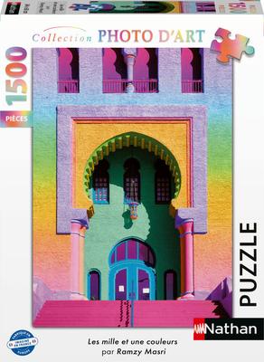 Puzzle 1500 pièces Les mille et une couleurs - Collection Photo Art Nathan_La Grande Récrée_1