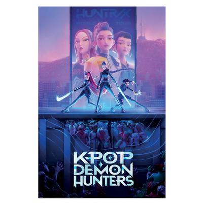 Poster KPOP Demon Hunters - Chasseuse Huntrix