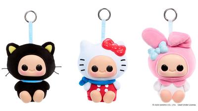 Peluche squishy porte clefs Hyojo Hello Kitty & Friends B_La Grande Récrée_1