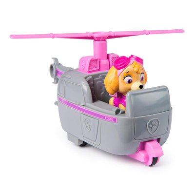 Véhicule 15 cm et figurine La Pat Patrouille : Hélicoptère Stella