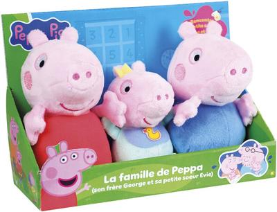 Coffret 3 Peluches Peppa Georges Et Evie_La Grande Récrée_1
