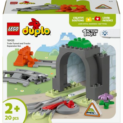 Set d'extension : Les rails et le tunnel du train LEGO DUPLO Ma ville 10425