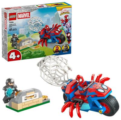 Spidey sur sa moto contre Rhino Lego Spidey 11206_La Grande Récrée_1