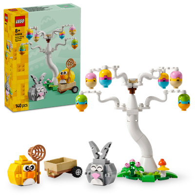 Le lapin de Pâques et la chasse aux œufs LEGO 40808