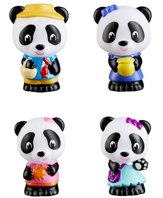 Klorofil - Lot de 4 personnages famille Panda_La Grande Récrée_1