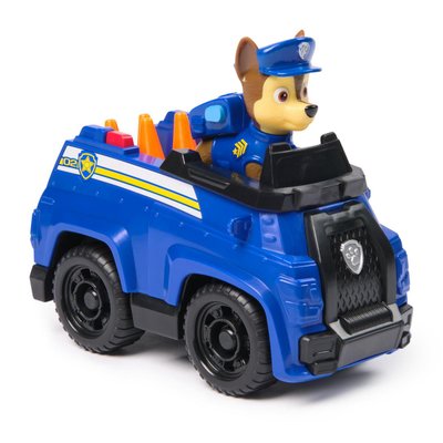 Voiture de Patrouille Chase - Véhicule 15 cm et figurine La Pat Patrouille