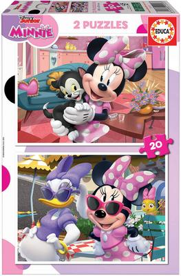 Educa Borras - Ensemble De 2 Puzzles Minnie De 20 Pièces_La Grande Récrée_1