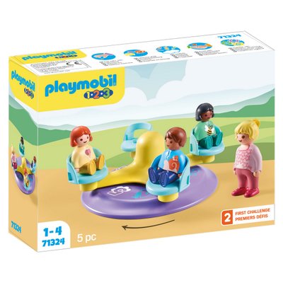 Enfant et tourniquet Playmobil 1.2.3 - 71324