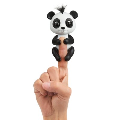 Fingerlings bébé panda noir : Drew