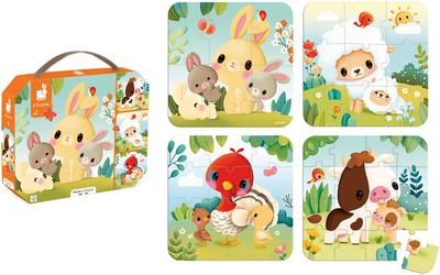 Puzzles Évolutifs avec animaux de la ferme_La Grande Récrée_1
