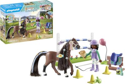 Zoe et Blaze avec parcours d'obstacles Playmobil Horses of Waterfall 71355_La Grande Récrée_1
