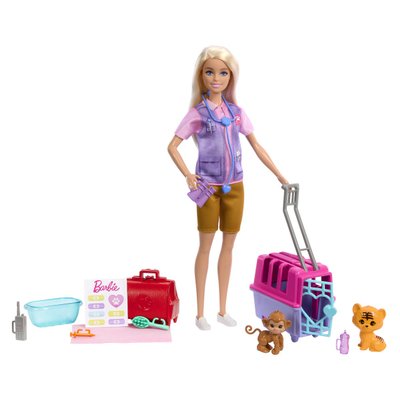 Coffret Barbie sauvetage d'animaux