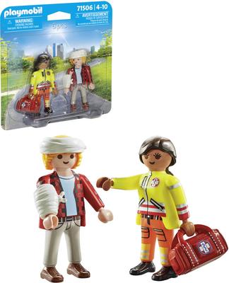 Secouriste avec blessé Playmobil duo 71506_La Grande Récrée_1