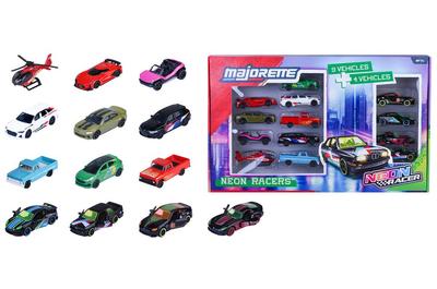 Coffret 13 véhicules Majorette Néon Racer_La Grande Récrée_1