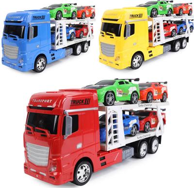 Camion de transport + 4 voitures de sport_La Grande Récrée_1