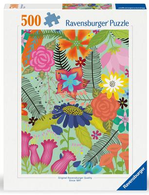 Puzzle 500 pièces jungle de fleurs_La Grande Récrée_1