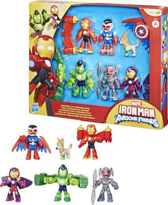 Coffret figurines Avengers en armure - Iron Man et ses amis incroyables_La Grande Récrée_1