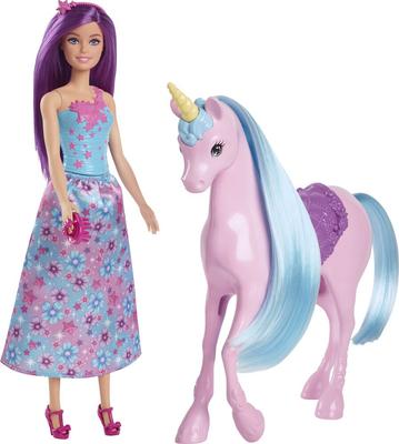 Poupée Barbie et sa licorne_La Grande Récrée_1
