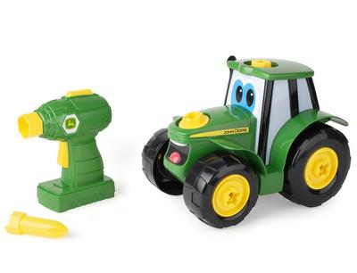 Construis Ton Tracteur Johnny - 15 Pièces Faciles À Assembler Avec Visse_La Grande Récrée_1