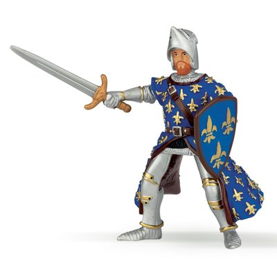 Figurine prince Philippe bleu