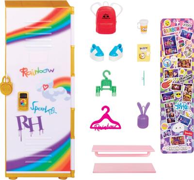 Coffret casiers d'école Rainbow High_La Grande Récrée_1