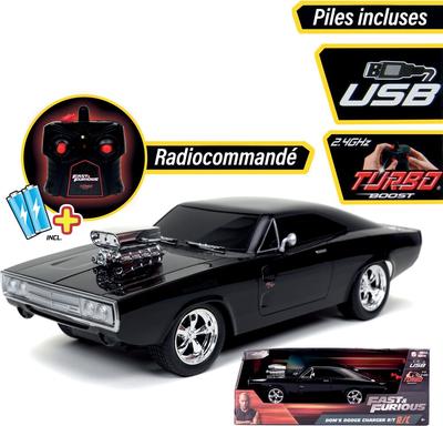 Voiture radiocommandée - Fast And Furious Dodge Charger 1/16_La Grande Récrée_1