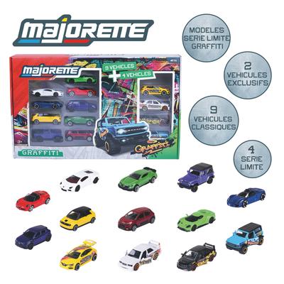 Coffret 13 véhicules Majorette série limitée Graffiti