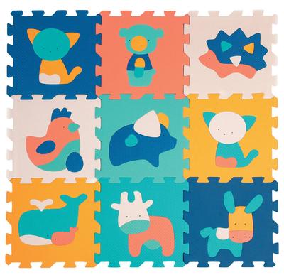 Tapis 9 dalles mousse Animaux_La Grande Récrée_1