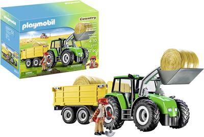 Tracteur avec Remorque Playmobil Country 9317_La Grande Récrée_1