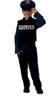 Déguisement Policier - Taille 3-4 Ans_La Grande Récrée_1