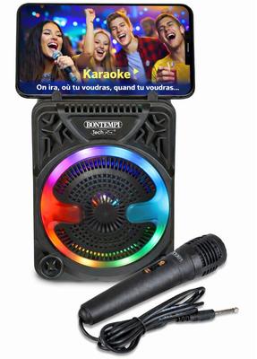 Mini Haut-Parleur Sans Fil avec Microphone Dynamique et Effets Lumineux_La Grande Récrée_1