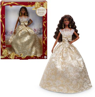Poupée Barbie Signature Joyeux Noël 2025 Brune_La Grande Récrée_1