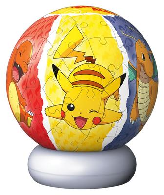 Puzzle ball 3D 72 pièces Pokémon illuminé_La Grande Récrée_1