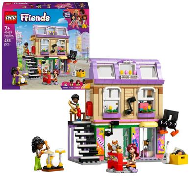 Le magasin de musique et l’appartement LEGO Friends 42653_La Grande Récrée_1