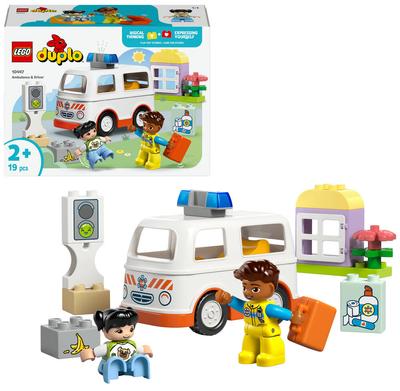 L’ambulance et le chauffeur LEGO DUPLO Ma ville 10447_La Grande Récrée_1
