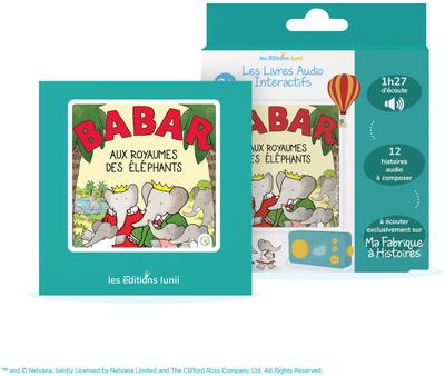 Lunii - Coffret album Babar au royaume Livre audio interactif_La Grande Récrée_1