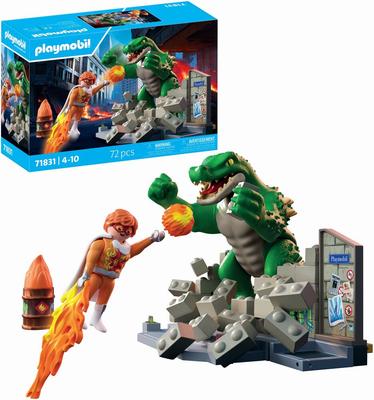 Les super-héros contre le lézard géant Playmobil Heroes 71831_La Grande Récrée_1