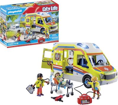 Ambulance avec effets lumineux Playmobil City Life 71202_La Grande Récrée_1