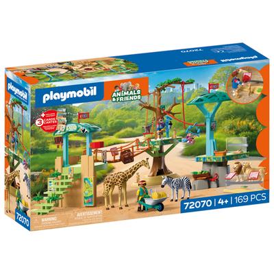Parc aventure au milieu des animaux sauvages - Playmobil Animal & Friends 72070