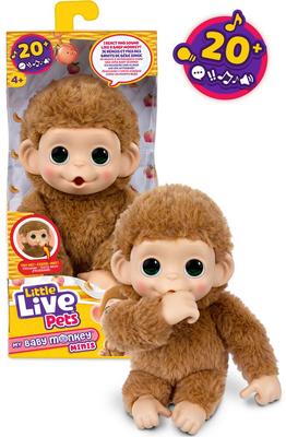 Bébé singe caramel interactif - Little live Pets_La Grande Récrée_1