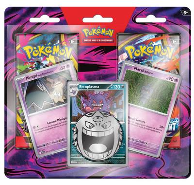 Pack 2 Boosters Pokémon Chaos Ascendant et Nuit Noire + 3 cartes promos_La Grande Récrée_1